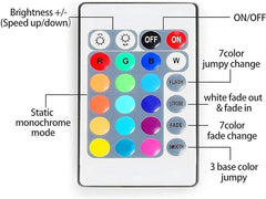 𝐋𝐄𝐃 𝐒𝐭𝐫𝐢𝐩 𝐋𝐢𝐠𝐡𝐭 Remote Control- 16 color