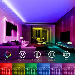 𝐋𝐄𝐃 𝐒𝐭𝐫𝐢𝐩 𝐋𝐢𝐠𝐡𝐭 Remote Control- 16 color