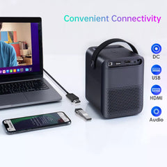 Hako Mini Pl3 Projector 1080P with Andriod All Features - 400 Inches Maximum screen size