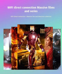 Hako Mini Pl3 Projector 1080P with Andriod All Features - 400 Inches Maximum screen size